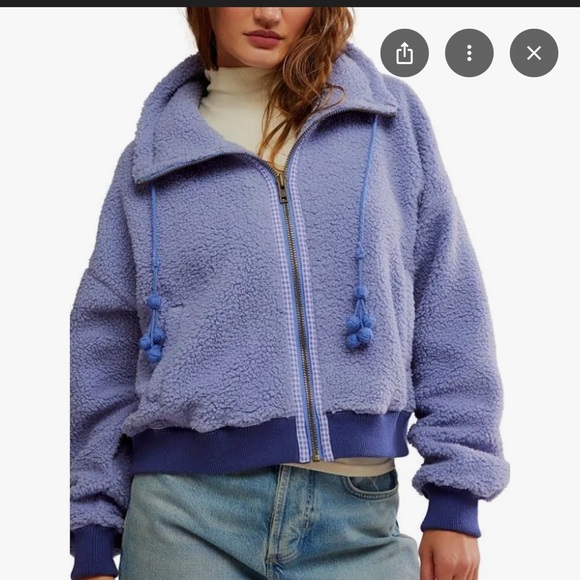 Free People Jackets & Blazers - NWT Free People Alpine Sherpa Cardi